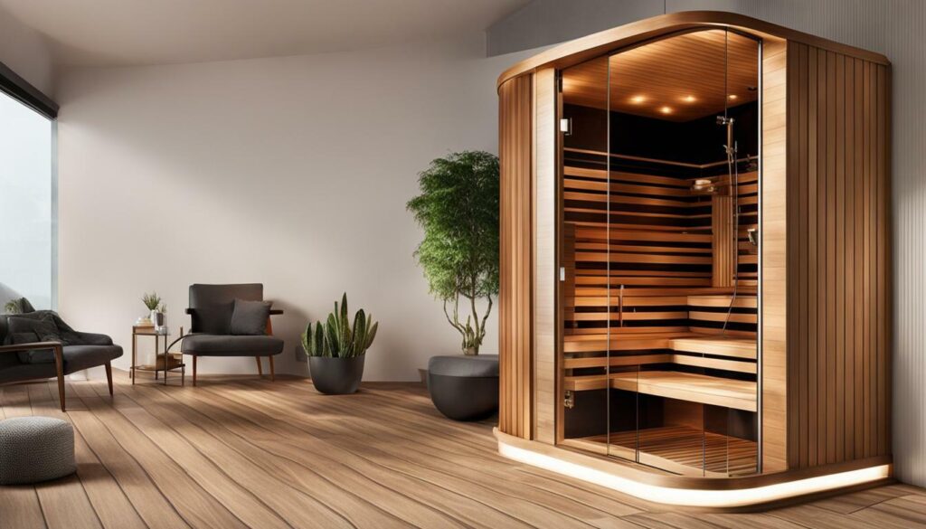 sauna in home