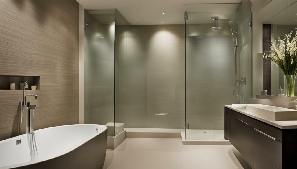 shower stall bathtub combination