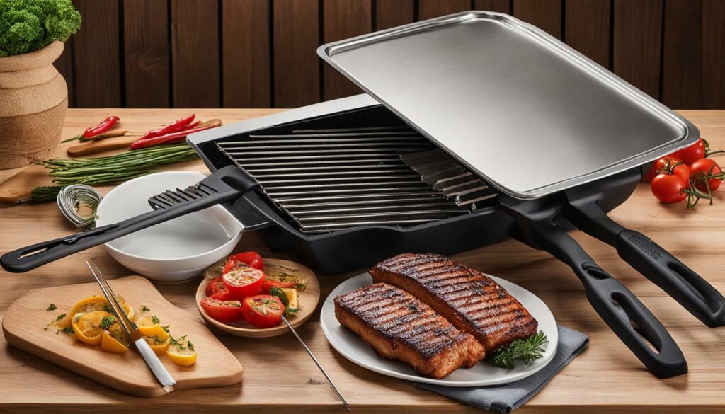 smokeless grill accessory kit