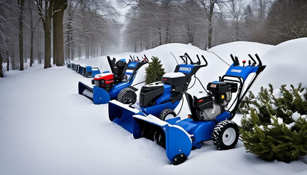 snow blower size guide