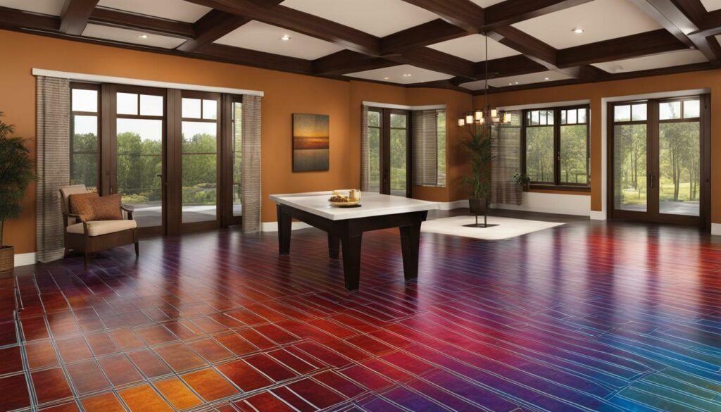 types of radiant floor heating