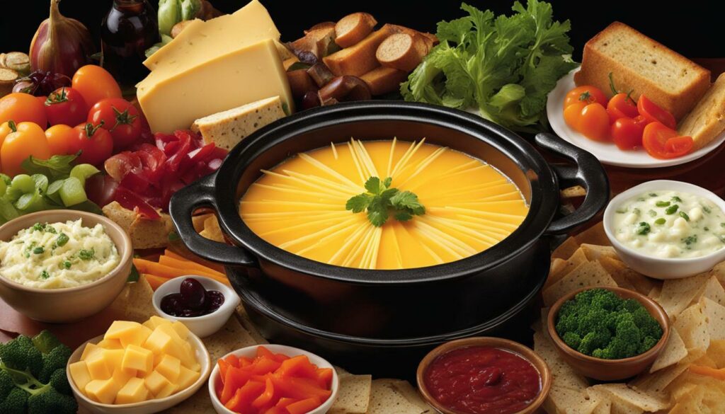 vegetarian cheese fondue