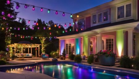 vibrant party lights