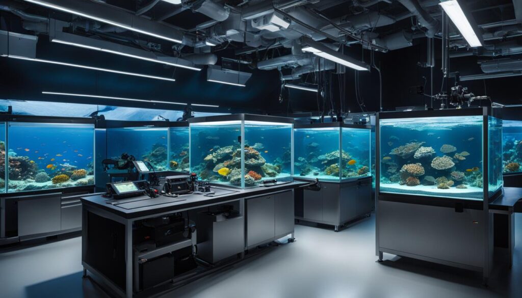 AI research in aquariums