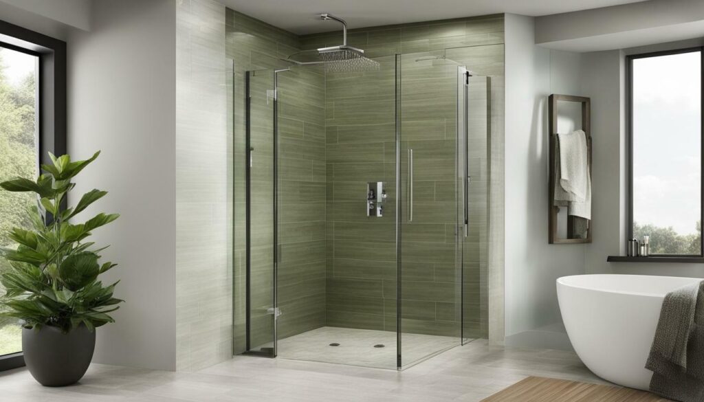 Accessible and stylish zero entry shower