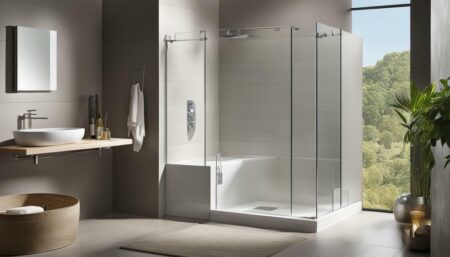 Adjustable shower step