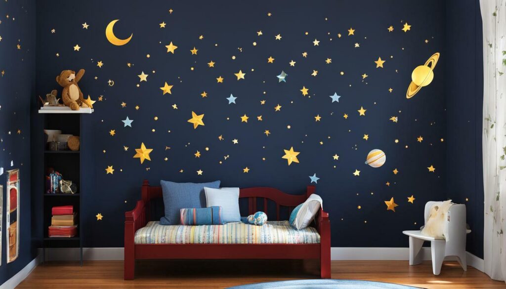 Celestial wall decals