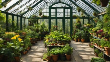Common plants suitable for indoor greenhouse cultivation