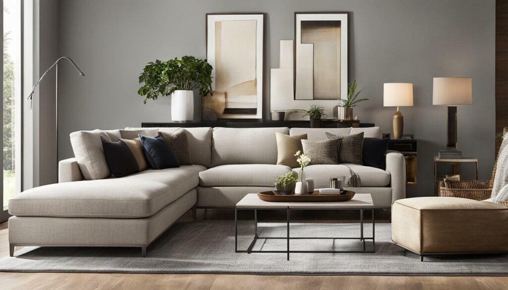 Contemporary living room decor