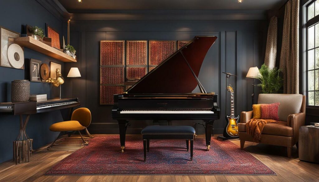 Creative decor for music spaces