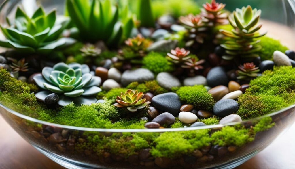 DIY succulent terrarium