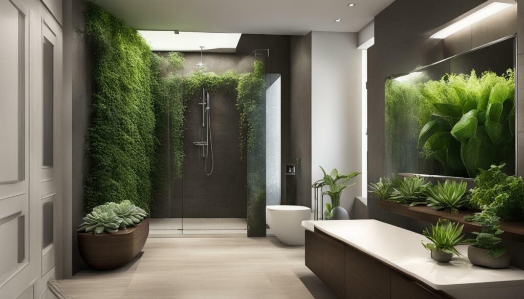 Eco-friendly bathroom design