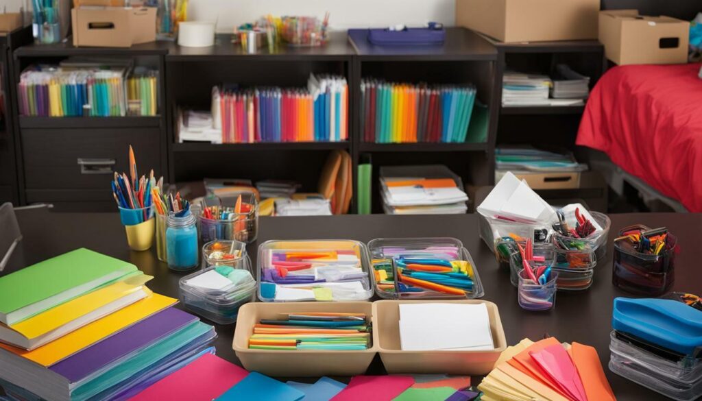 Labeling and Organizing Shared Supplies in Your Dorm Room