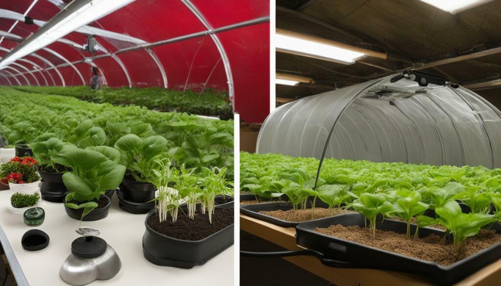 Maintenance of hydroponic system vs traditional soil-based indoor gardening