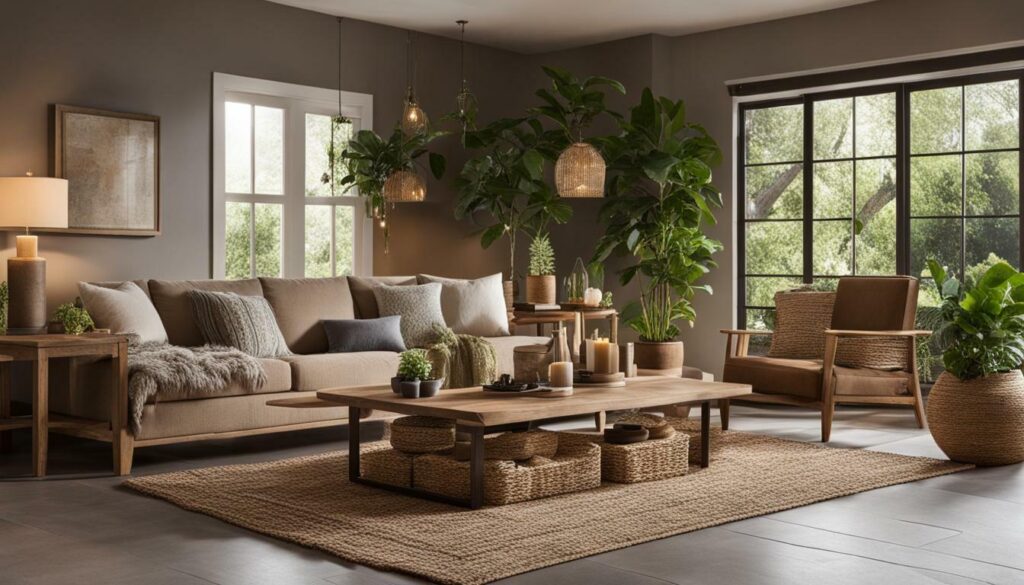 Natural Home Accents for a Green Living Space
