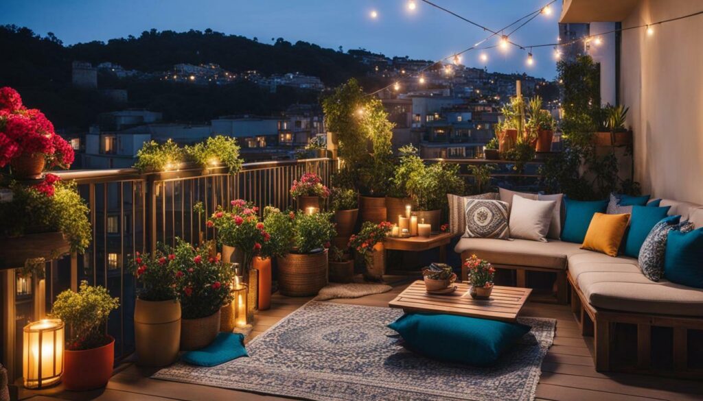 Outdoor balcony decor