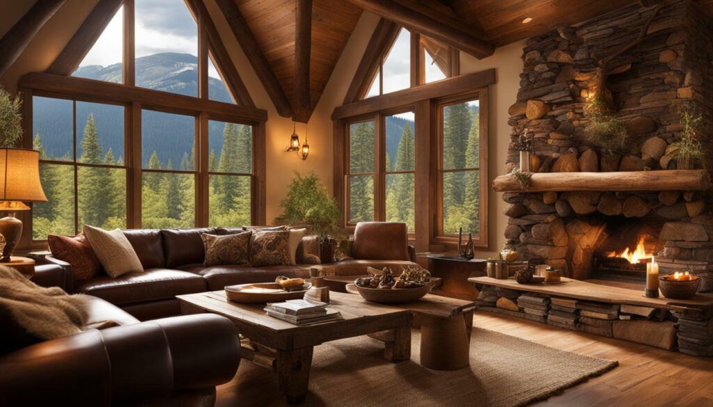 Rustic cabin decor and wilderness-inspired home decor