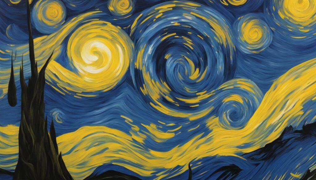 Starry night canvas print