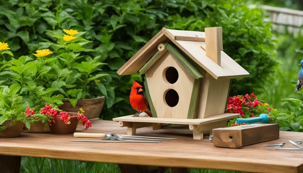 Wooden bird house kit