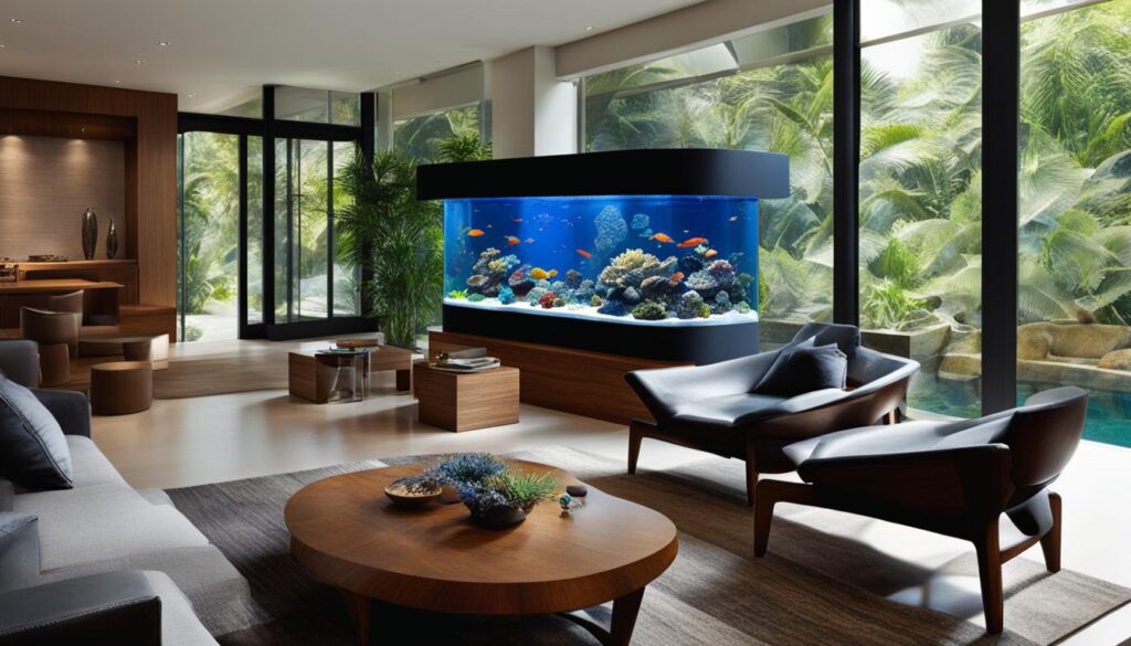 aesthetic and interior design benefits of aquariums
