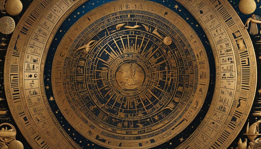 ancient Egyptian celestial calendar