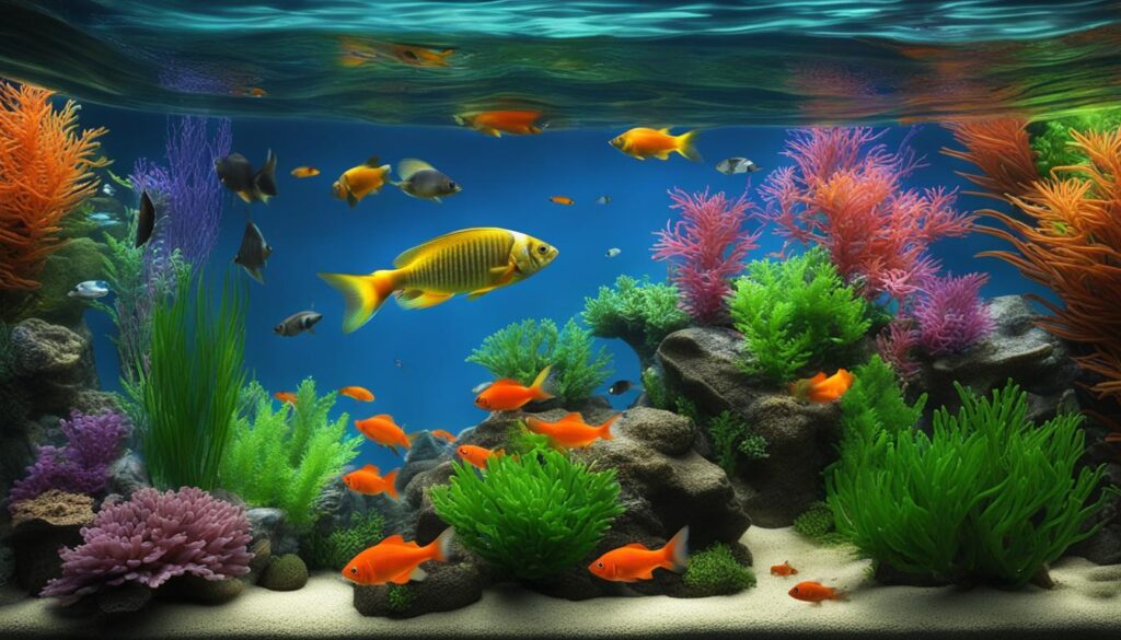 aquarium automated fish feeding