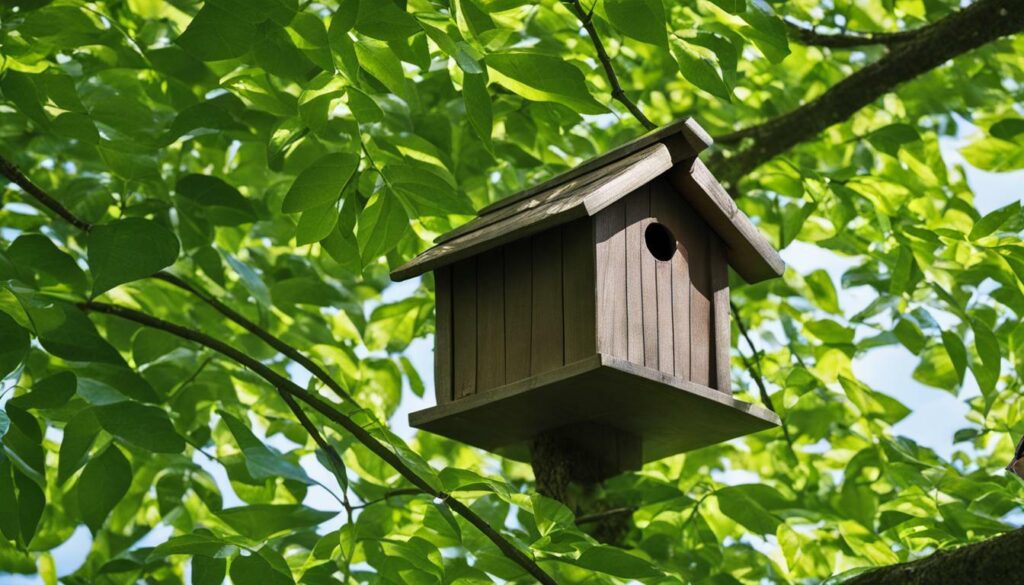 birdhouse placement