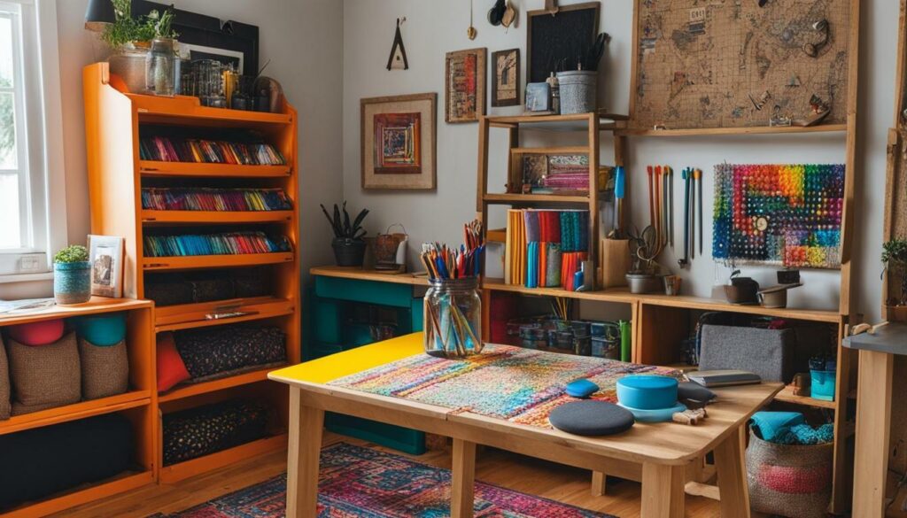 budget-friendly decor ideas for hobby rooms