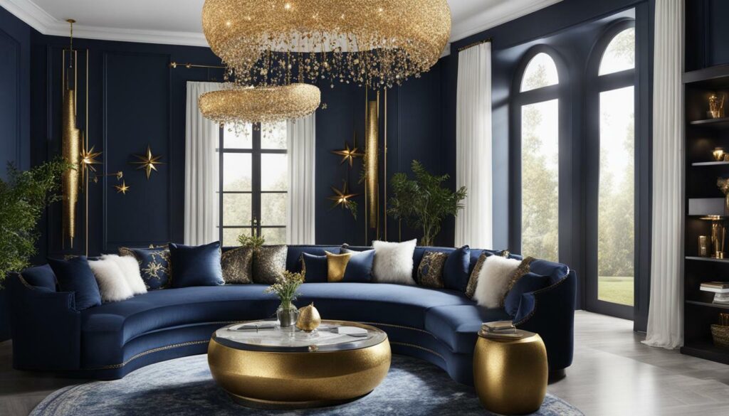 celestial-inspired color schemes for interiors