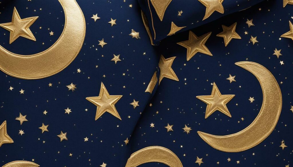 celestial-themed bedding