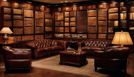 cigar room wall decor