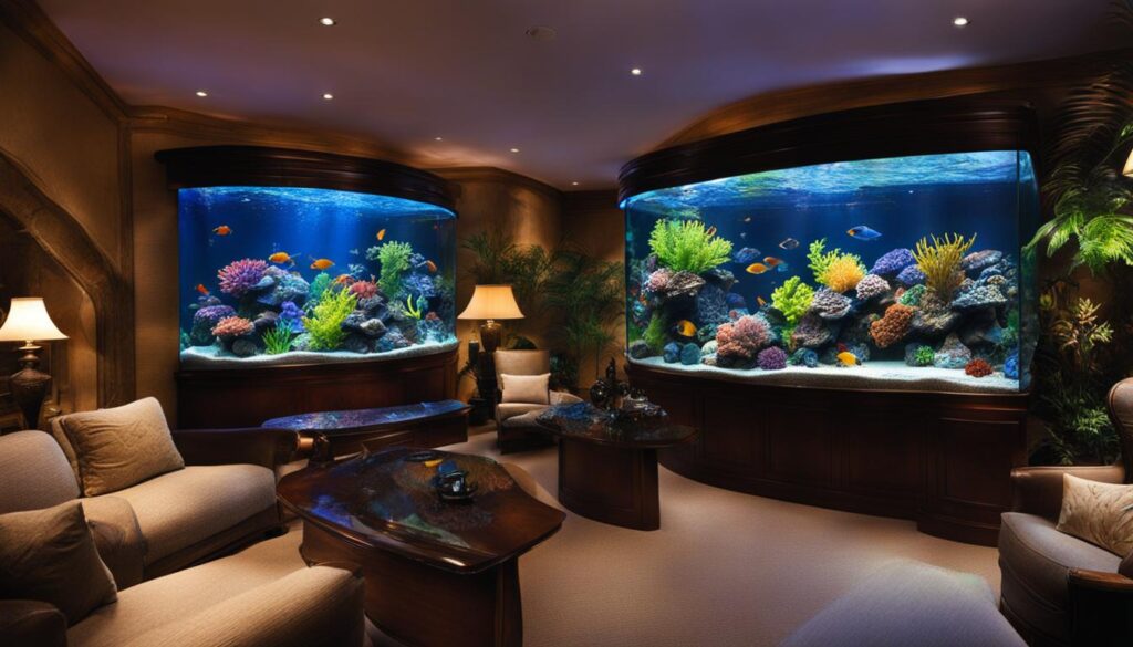 custom aquarium displays
