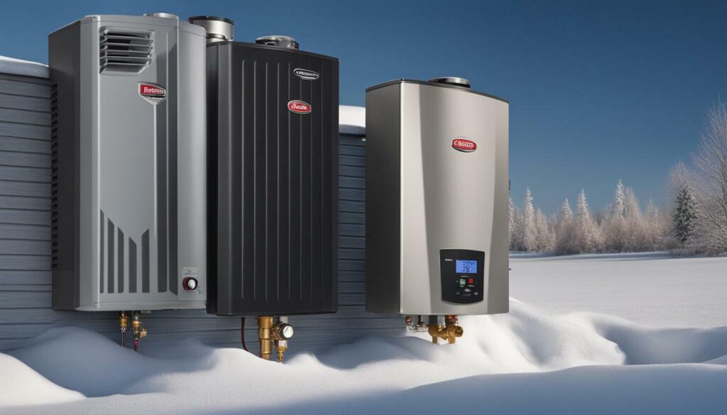 durable electric tankless water heater for cold climates
