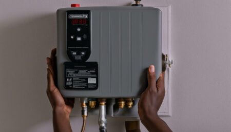 electric tankless water heater installation