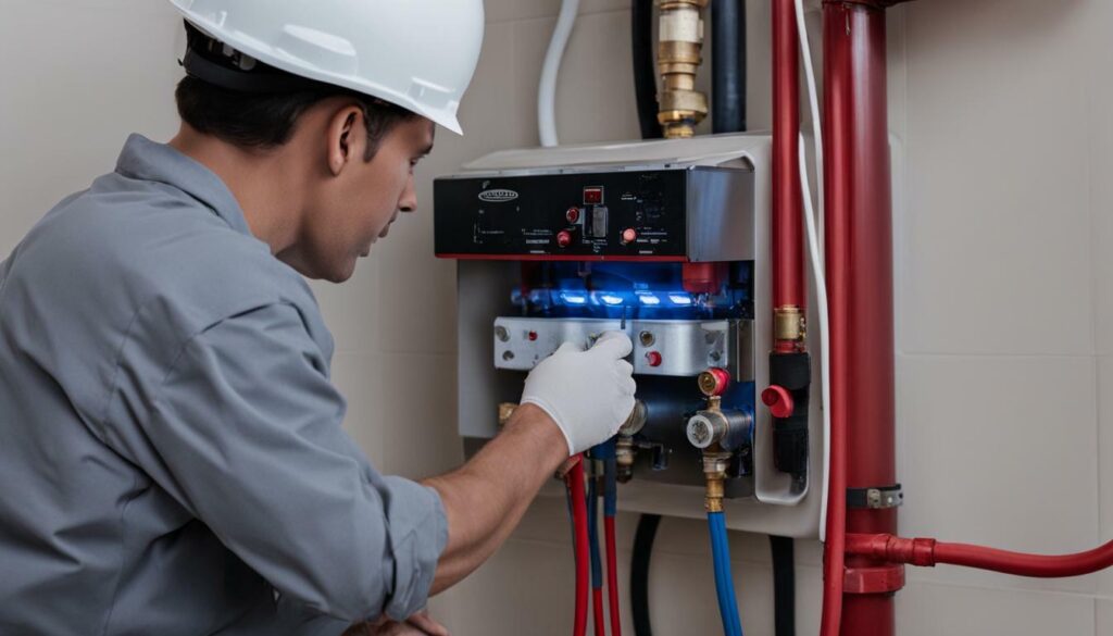 electric tankless water heater installation safety