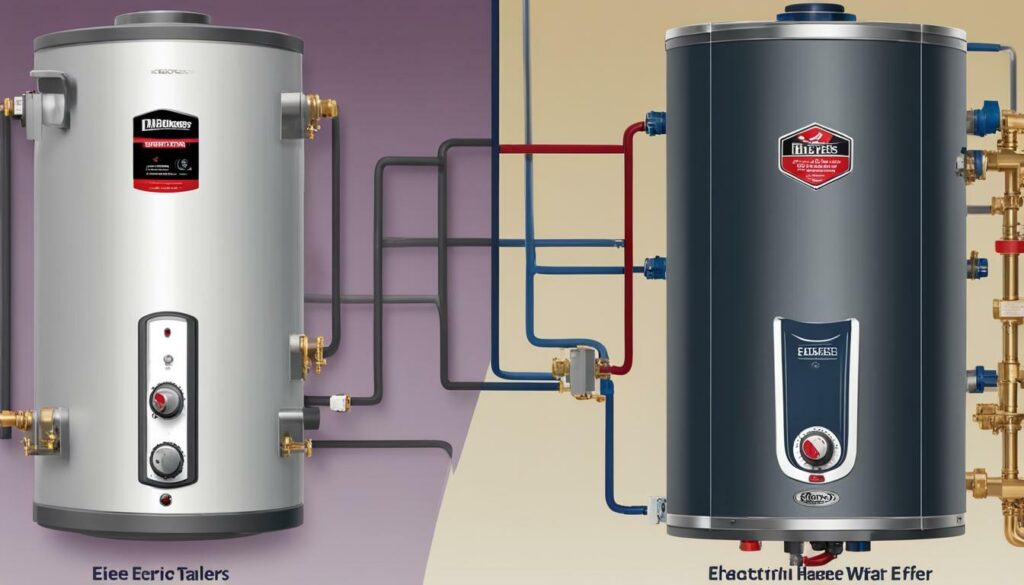electric tankless water heater vs traditional tank water heater space saving benefits