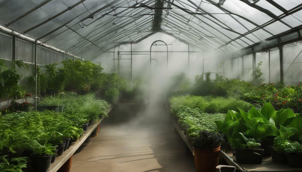 greenhouse humidity control