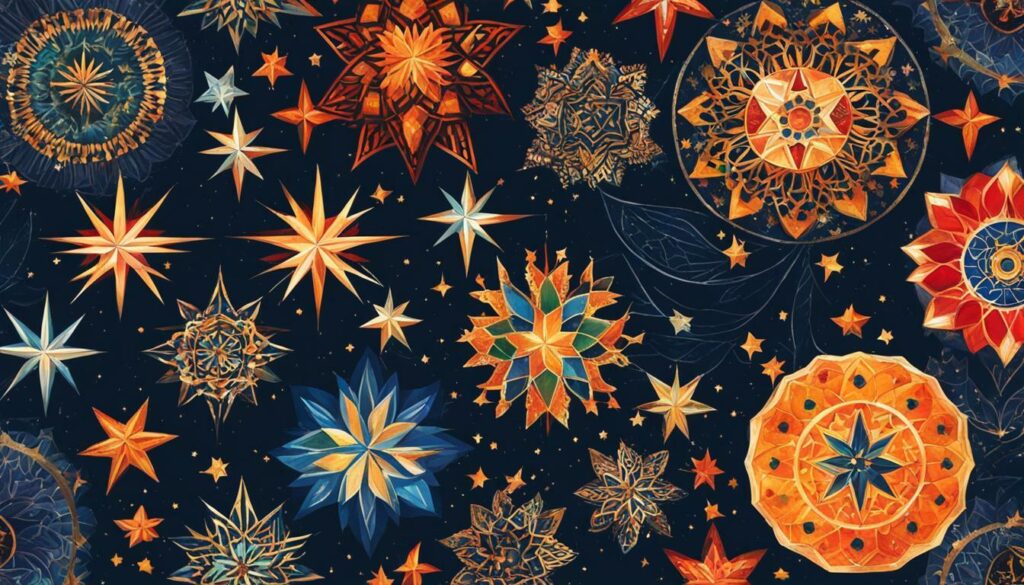 history of starry art motifs