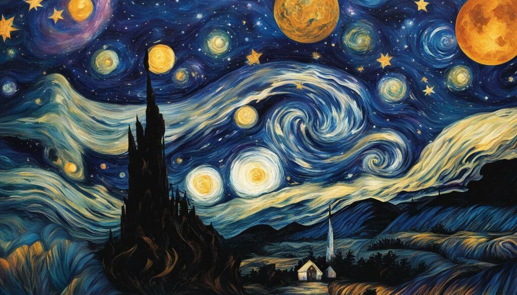 history of starry art motifs