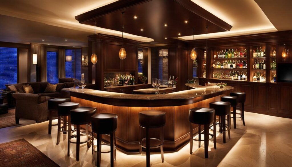 home bar lighting