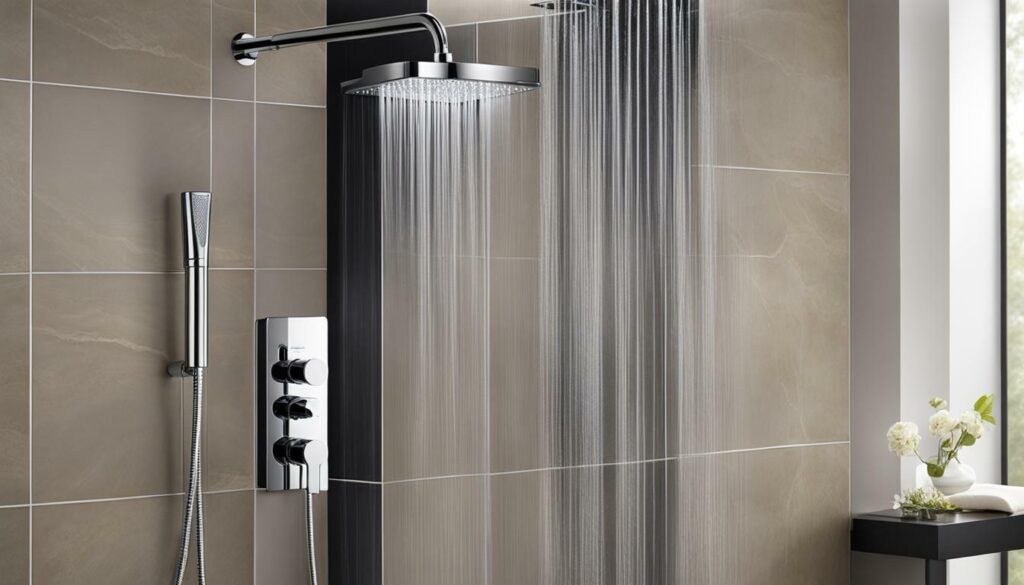 hot water shower system