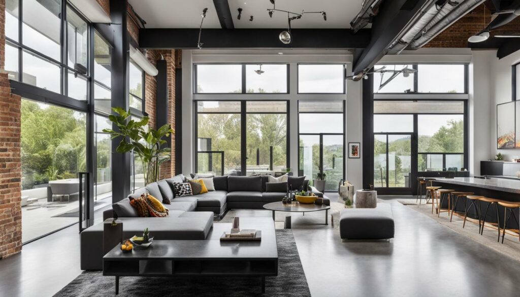 modern loft decor