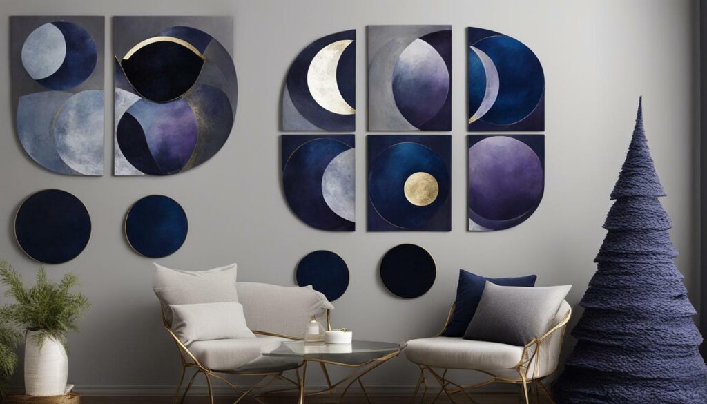 moon phase wall art