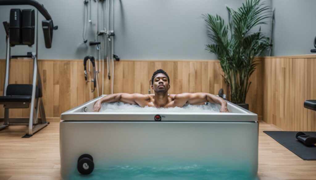 muscle recovery benefits of a cold plunge tub