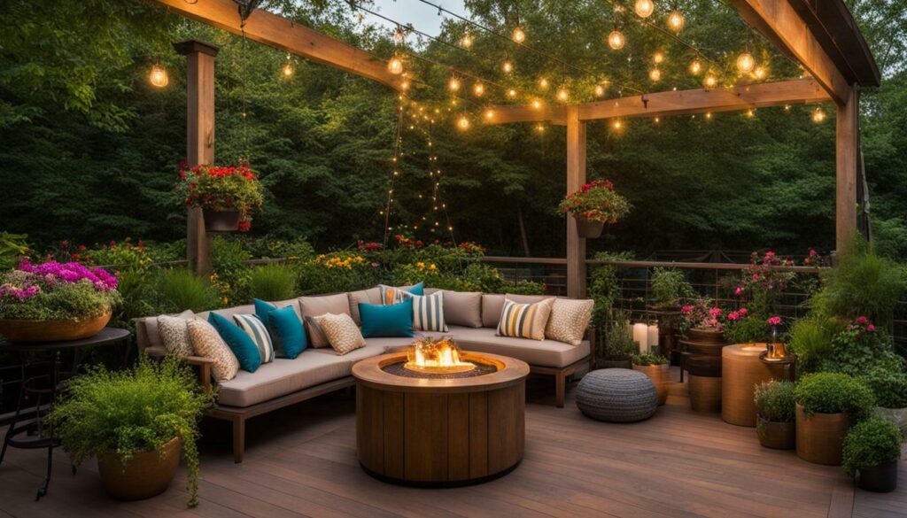 outdoor deck decor