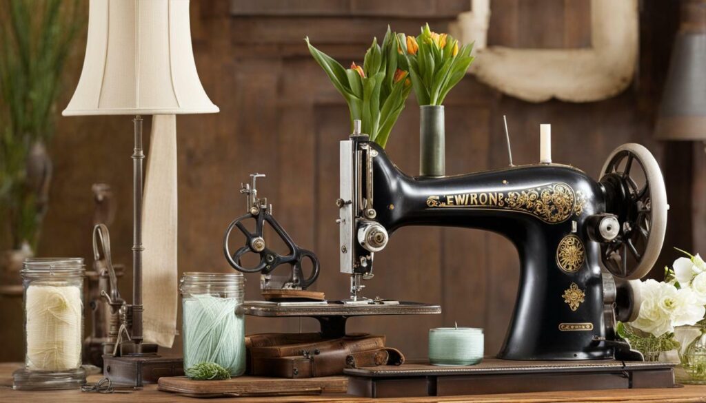 repurposed sewing machine crafts