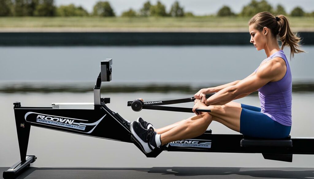 rowing technique for protecting knees