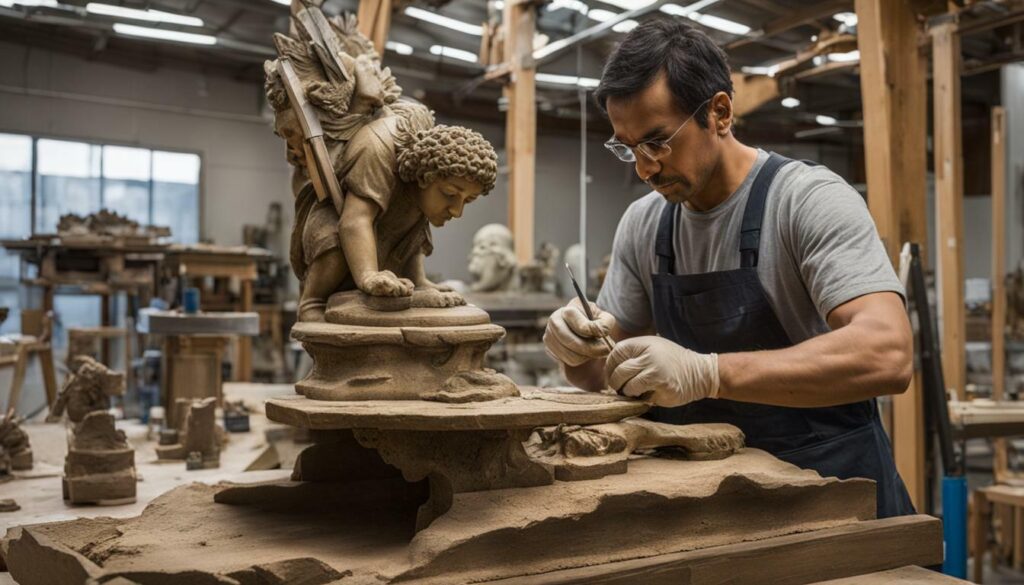 sculpture repair and restoration