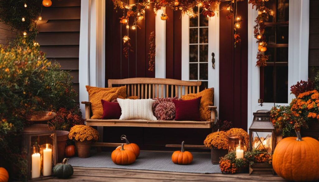 seasonal porch decorations