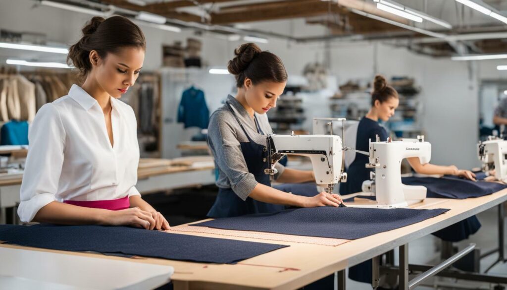 sewing for fashion industry